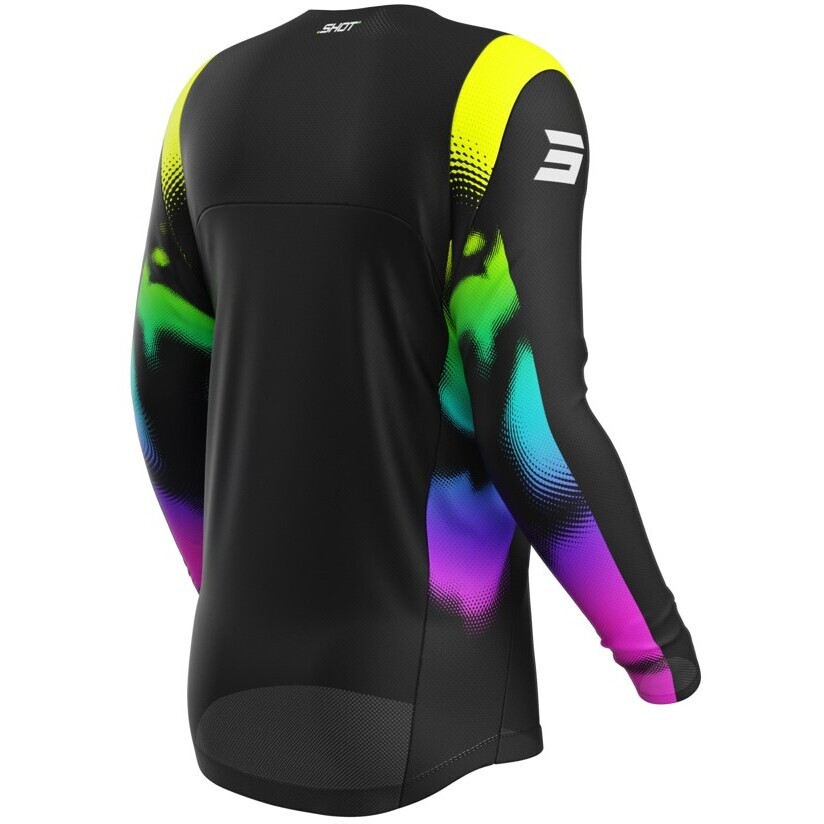 Maglia Moto Cross Enduro Shot CONTACT NITRO Nero