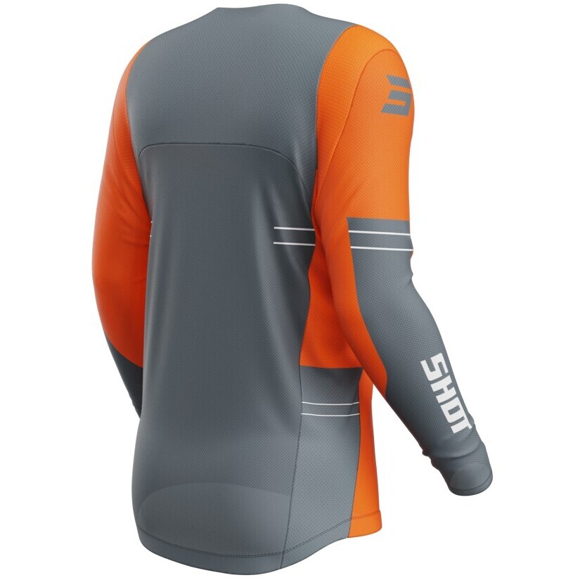 Maglia Moto Cross Enduro Shot CONTACT SHIELD Arancio