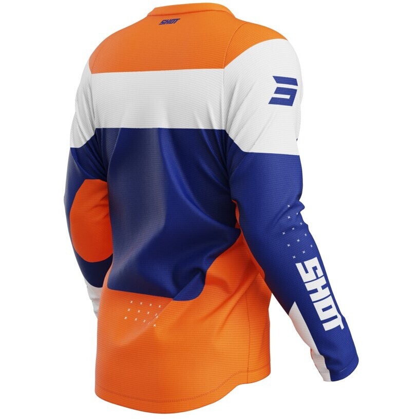 Maglia Moto Cross Enduro Shot DEVO LEAGUE Arancio