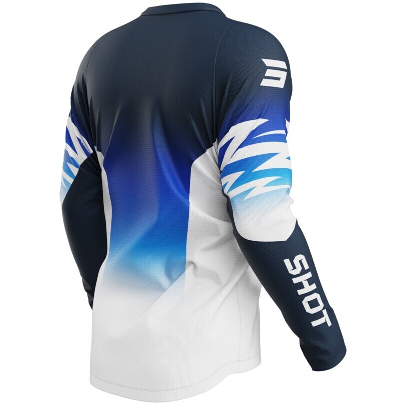 Maglia Moto Cross Enduro Shot DEVO X-TREM Blu