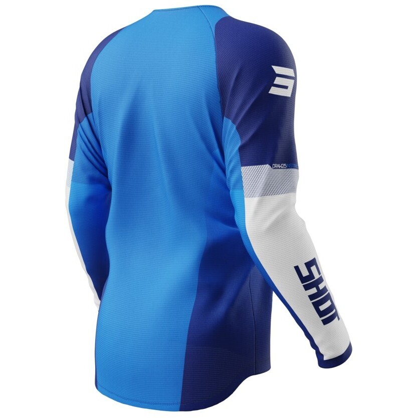 Maglia Moto Cross Enduro Shot DRAW INSTINCT Blu