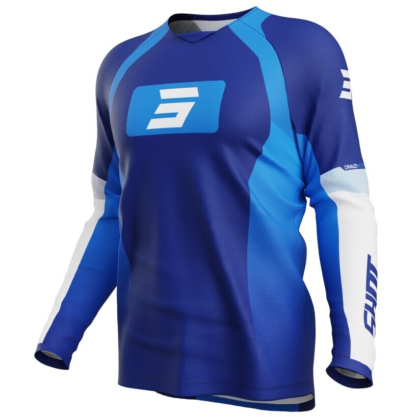 Maglia Moto Cross Enduro Shot DRAW INSTINCT Blu