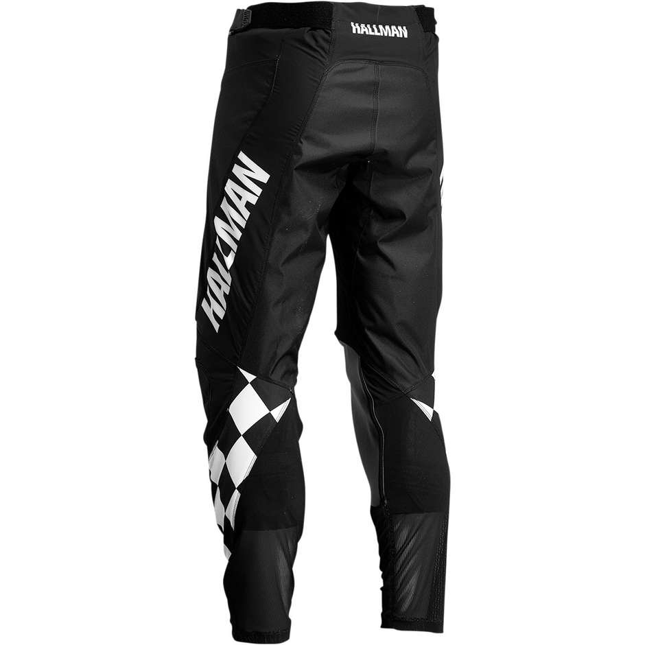Maglia Moto Cross Enduro Thor HALLMAN DIFFER DRAFT Bianco Nero Blu Navy