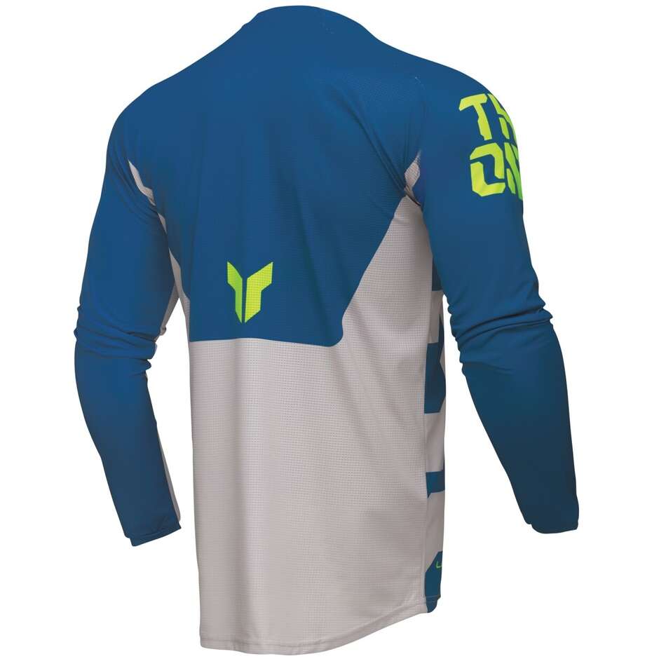 Maglia Moto Cross Enduro Thor LAUNCHMODE FORGE Blu