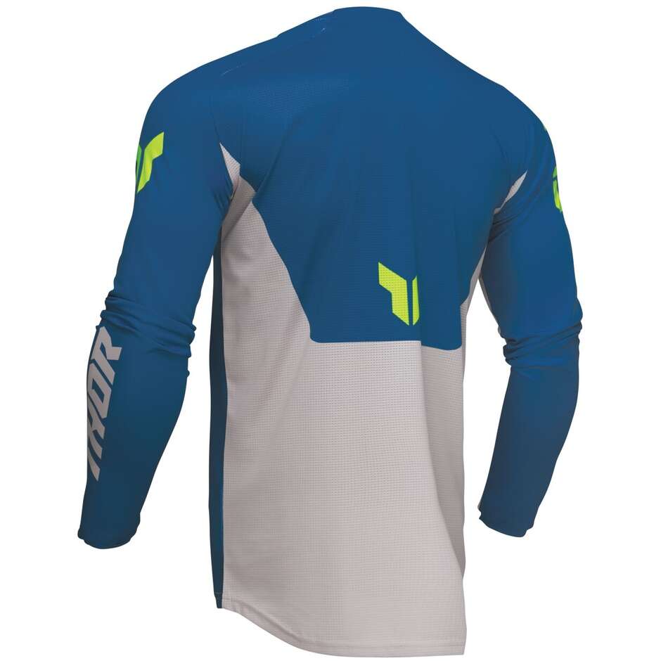 Maglia Moto Cross Enduro Thor LAUNCHMODE FORGE Blu