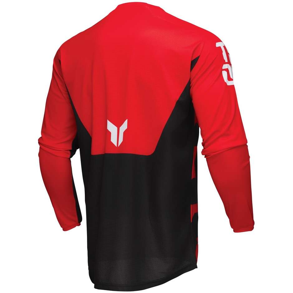 Maglia Moto Cross Enduro Thor LAUNCHMODE FORGE Rosso