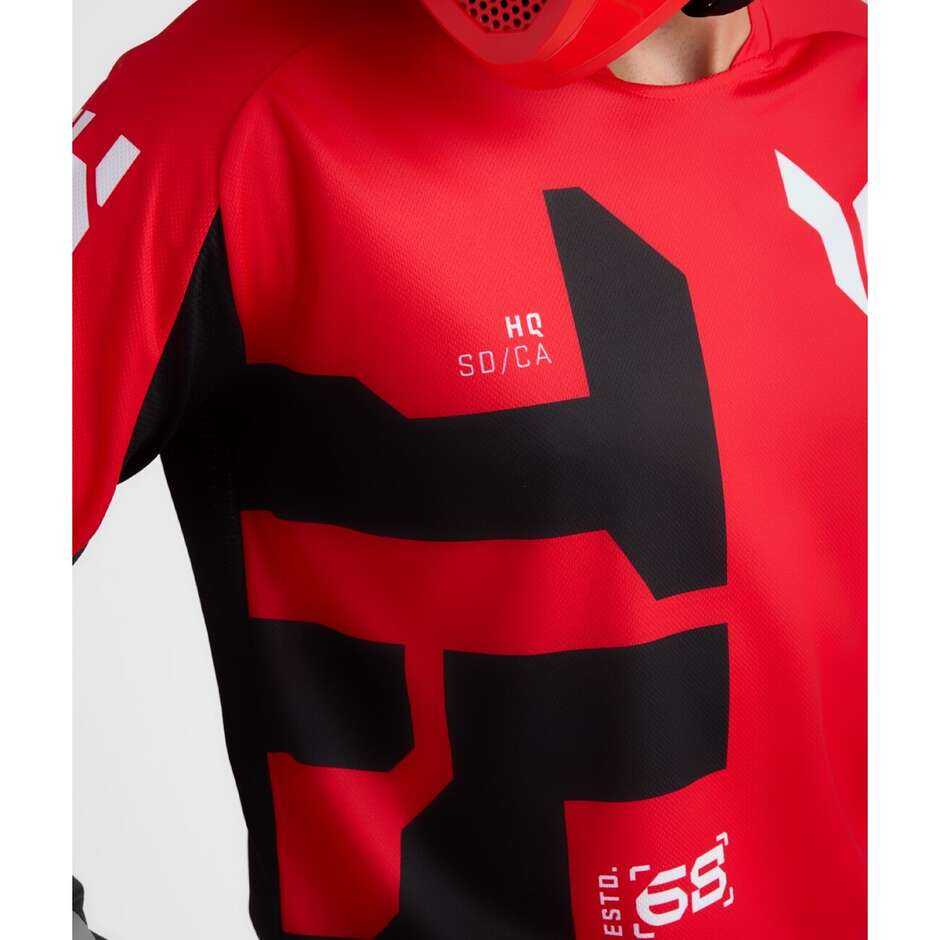 Maglia Moto Cross Enduro Thor LAUNCHMODE FORGE Rosso