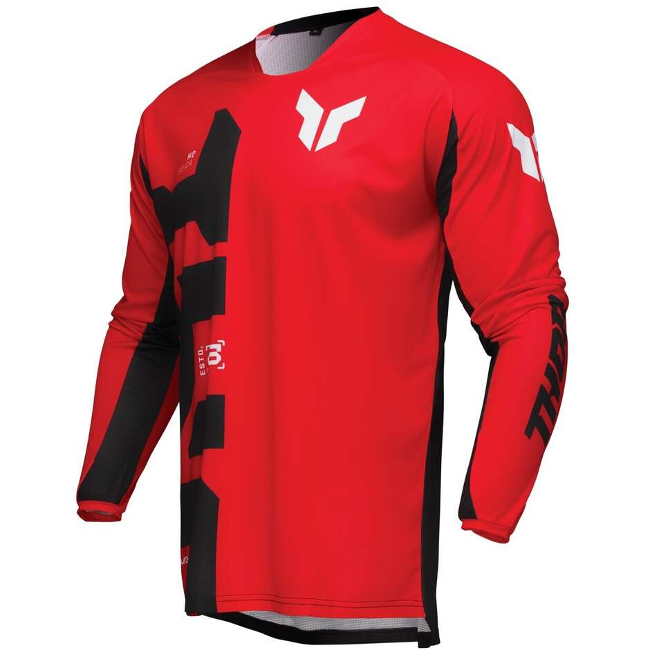 Maglia Moto Cross Enduro Thor LAUNCHMODE FORGE Rosso
