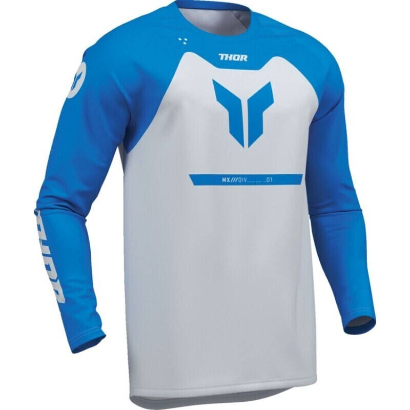 Maglia Moto Cross Enduro Ridemode Menace Blu taglia M