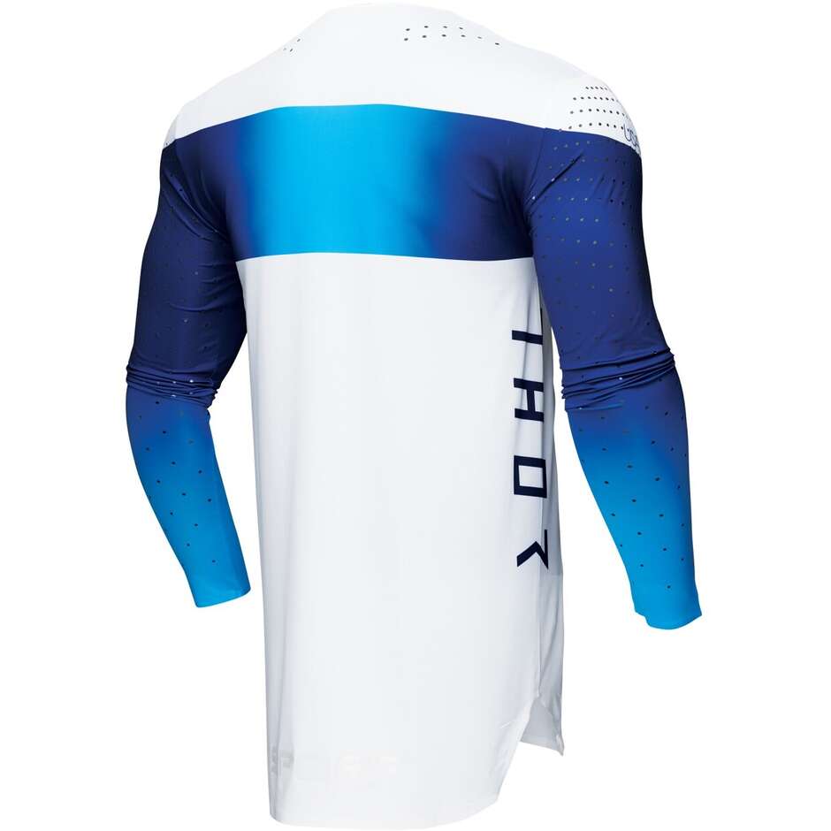 Maglia Moto Cross Enduro Thor SPORTMODE STRIKE Blu Bianco