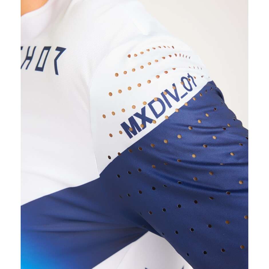 Maglia Moto Cross Enduro Thor SPORTMODE STRIKE Blu Bianco