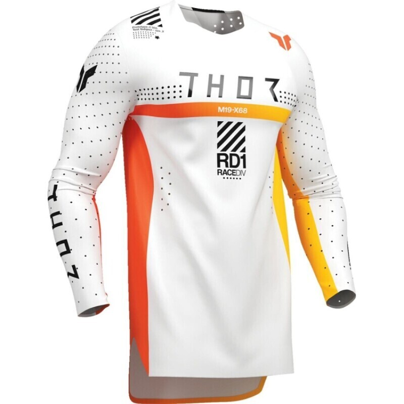 Maglia Moto Cross Enduro Sportmode Synth Bianco taglia XL