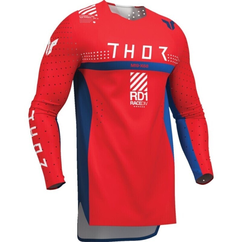 Maglia Moto Cross Enduro Sportmode Synth Rosso taglia M