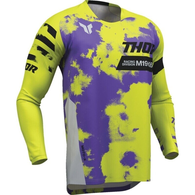 Maglia Moto Cross Enduto Launchmode Bleach Grigio Giall taglia M
