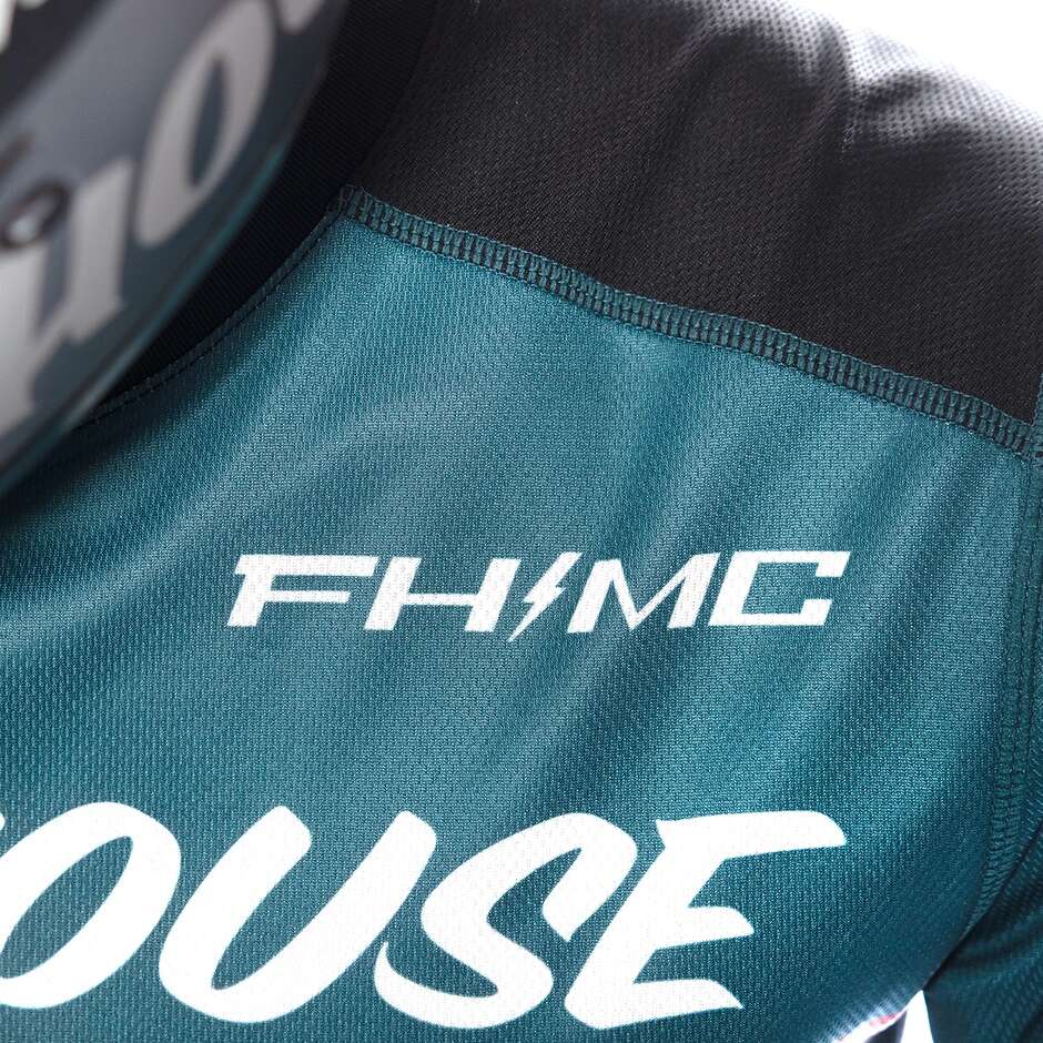 Maglia Moto Cross Fasthouse Carbon Force Teal