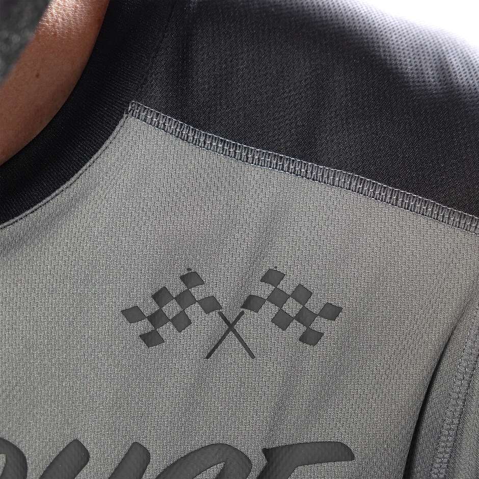 Maglia Moto Cross Fasthouse Carbon Method Grigio Nero