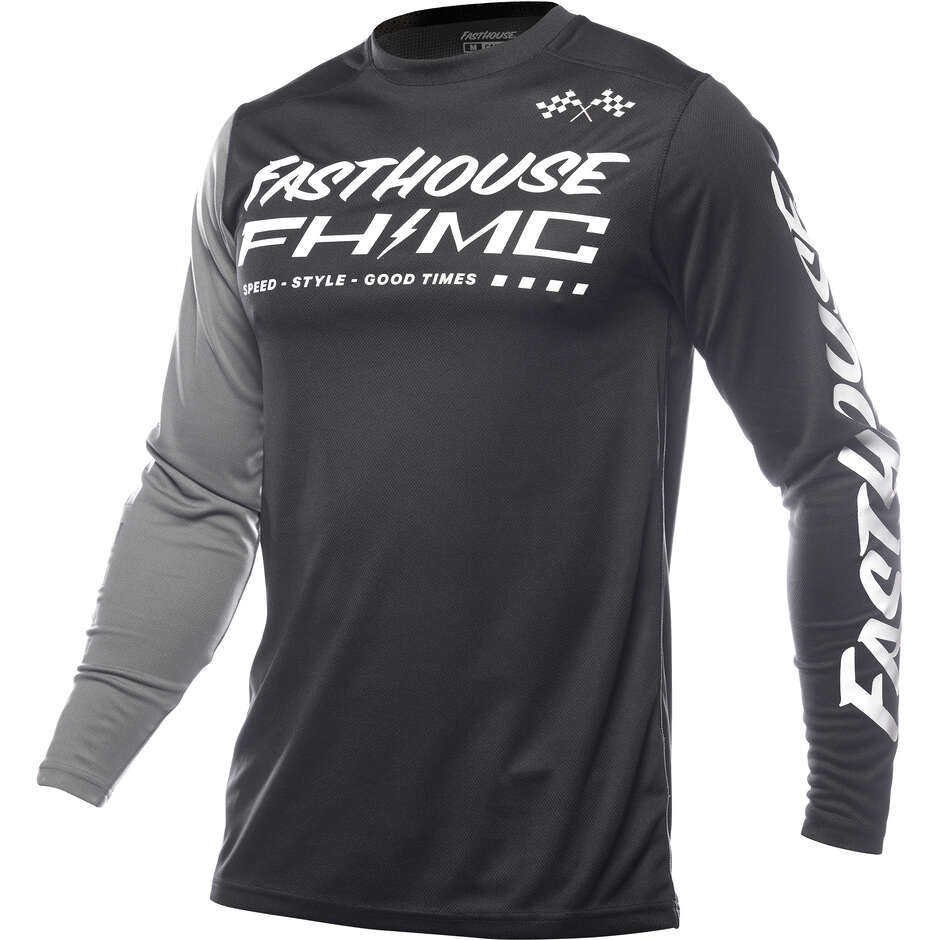 Maglia Moto Cross Carbon Method Nero Grigio taglia 3XL