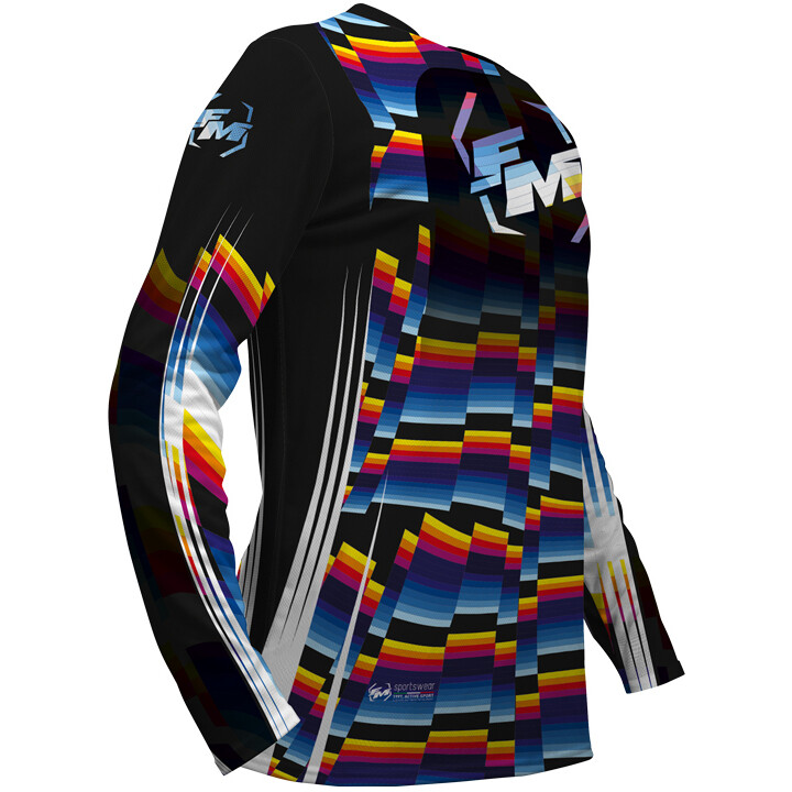 Maglia Moto Cross IRIDE Nero taglia M