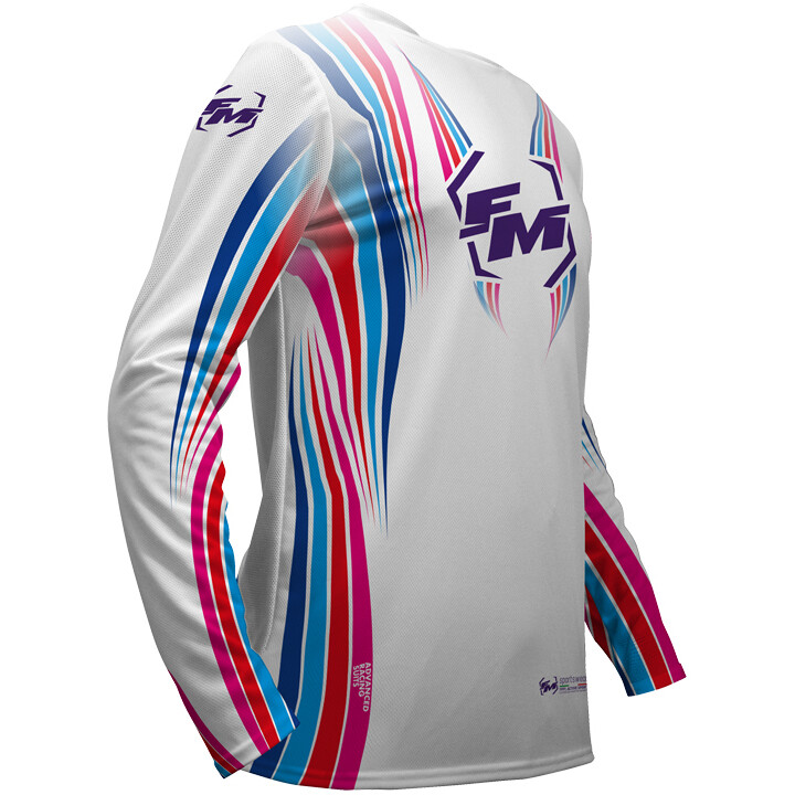 Maglia Moto Cross MERCURY Bianco taglia L
