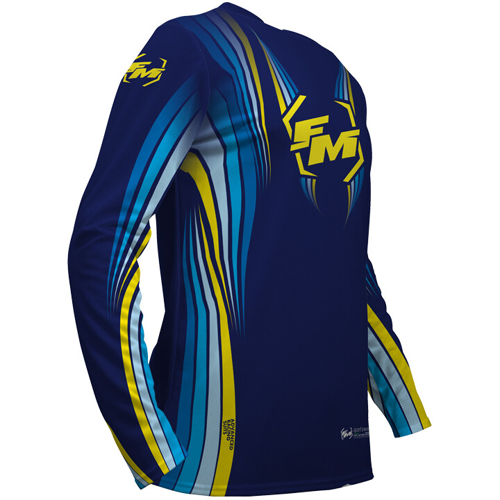 Maglia Moto Cross MERCURY Blu taglia S