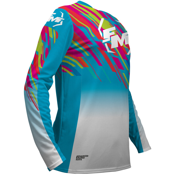 Maglia Moto Cross Physis Blu taglia M
