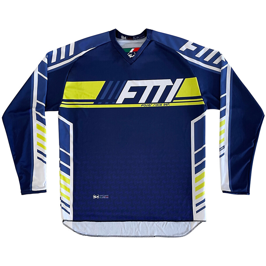 Maglia Moto Cross POWER X31 Ocean taglia L