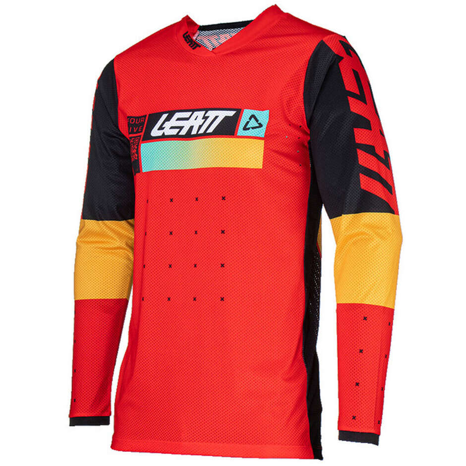 Maglia Moto Cross Leatt JERSEY MOTO 4.5 LITE Rosso