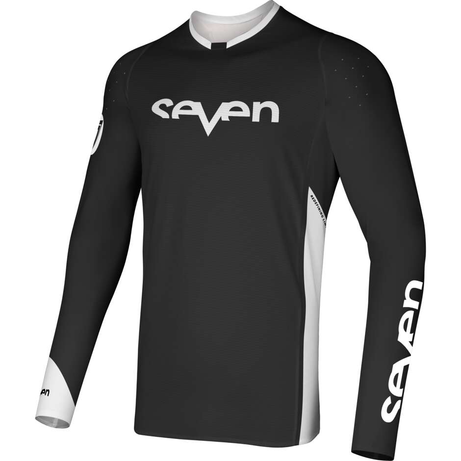 Maglia Moto Cross SEVEN MX 26.1 ZERO Staple Nero