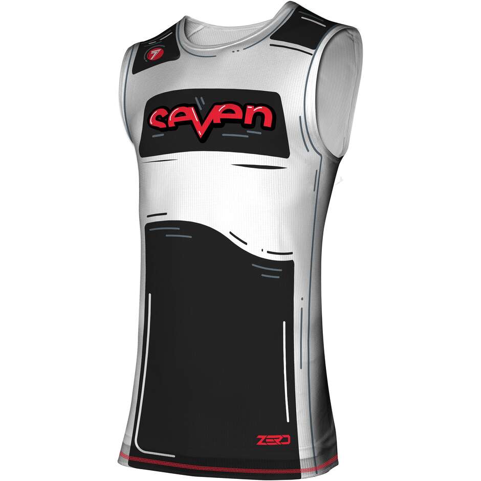 Maglia Moto Cross SEVEN MX ZERO 26.1 Hijack Bianca