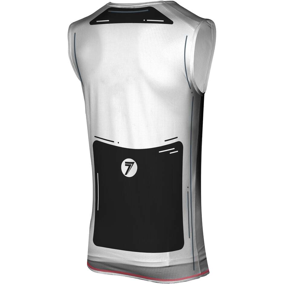 Maglia Moto Cross SEVEN MX ZERO 26.1 Hijack Bianca