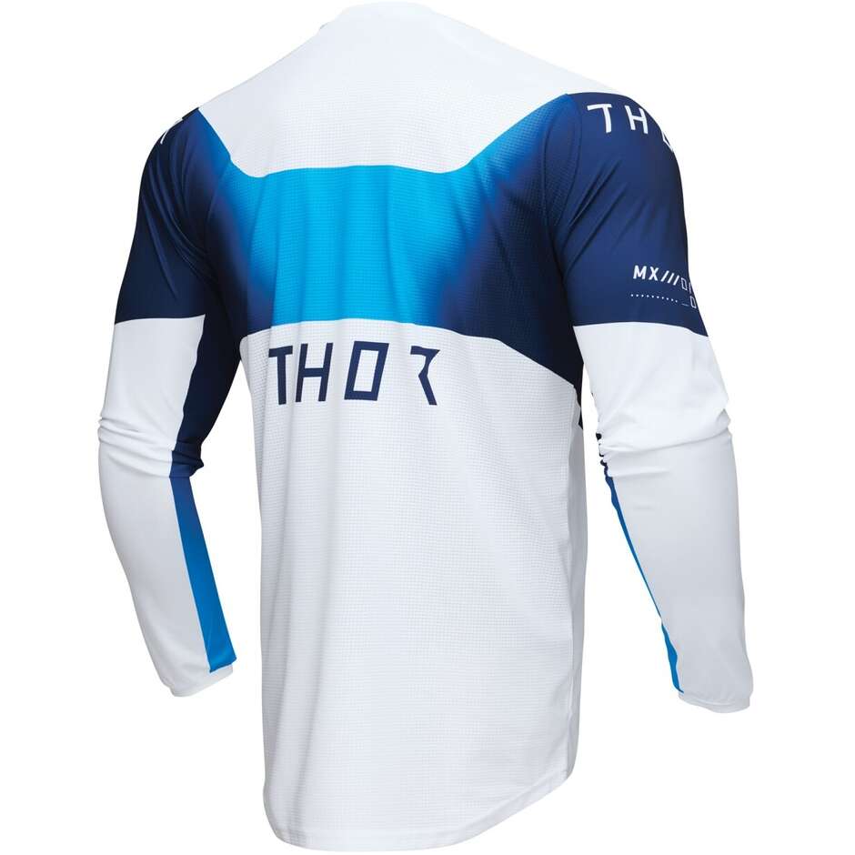 Maglia Moto Cross Thor LAUNCHMODE STORM Bianco