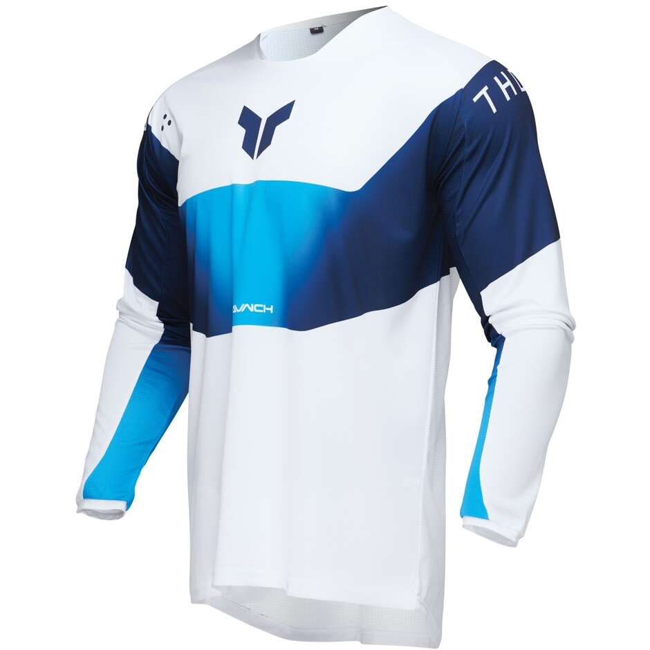 Maglia Moto Cross Thor LAUNCHMODE STORM Bianco