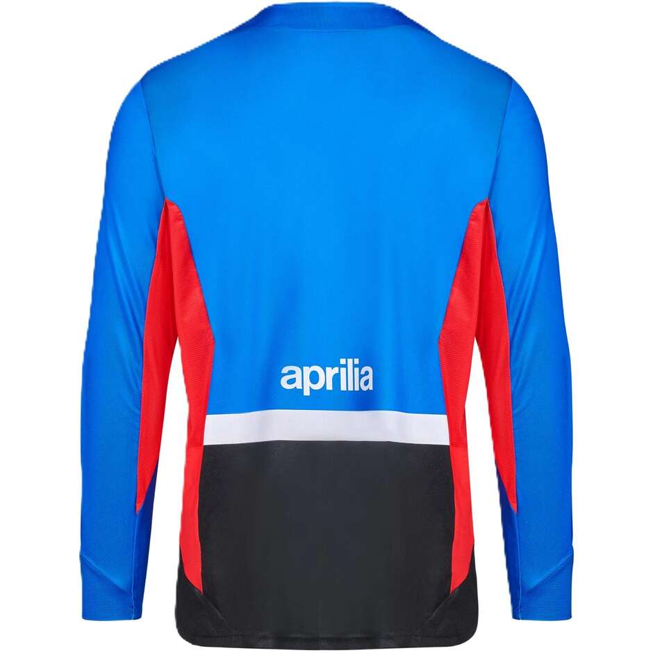 Maglia Moto Enduro APRILIA Touareg Nero Rosso Blu