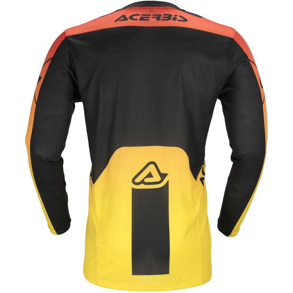  Maglia MotoCross Enduro ACERBIS MX J-TRACK INC 2.0 Nero Giallo