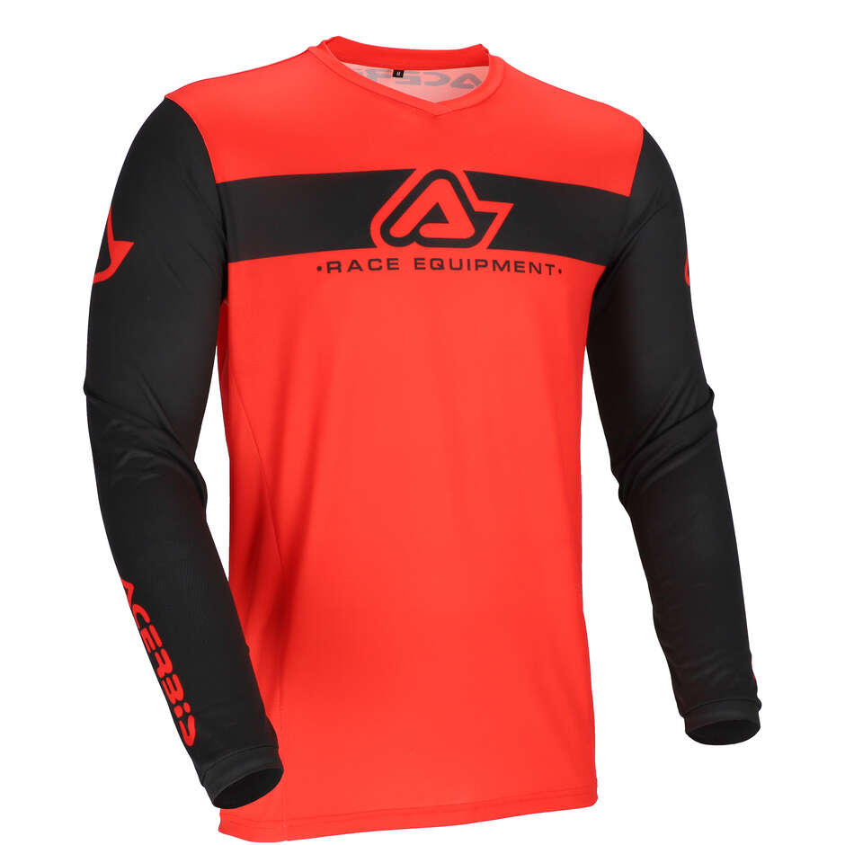 Maglia MotoCross Enduro MX J-TRACK INC 2.0 Nero Ross taglia S
