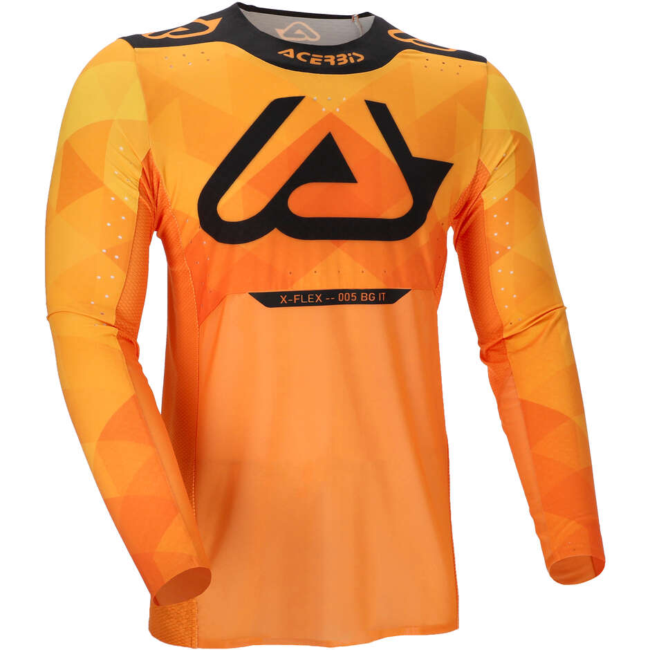 Maglia Motocross Enduro X-FLEX BLIZZARD 2.0 Arancio taglia 2XL