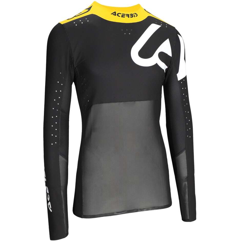 Maglia Motocross Enduro X-FLEX BLIZZARD 2.0 Nero Bia taglia 2X