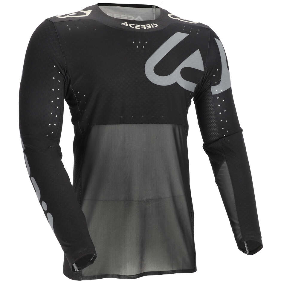 Maglia Motocross Enduro ACERBIS X-FLEX BLIZZARD 2.0 Nero Grigio