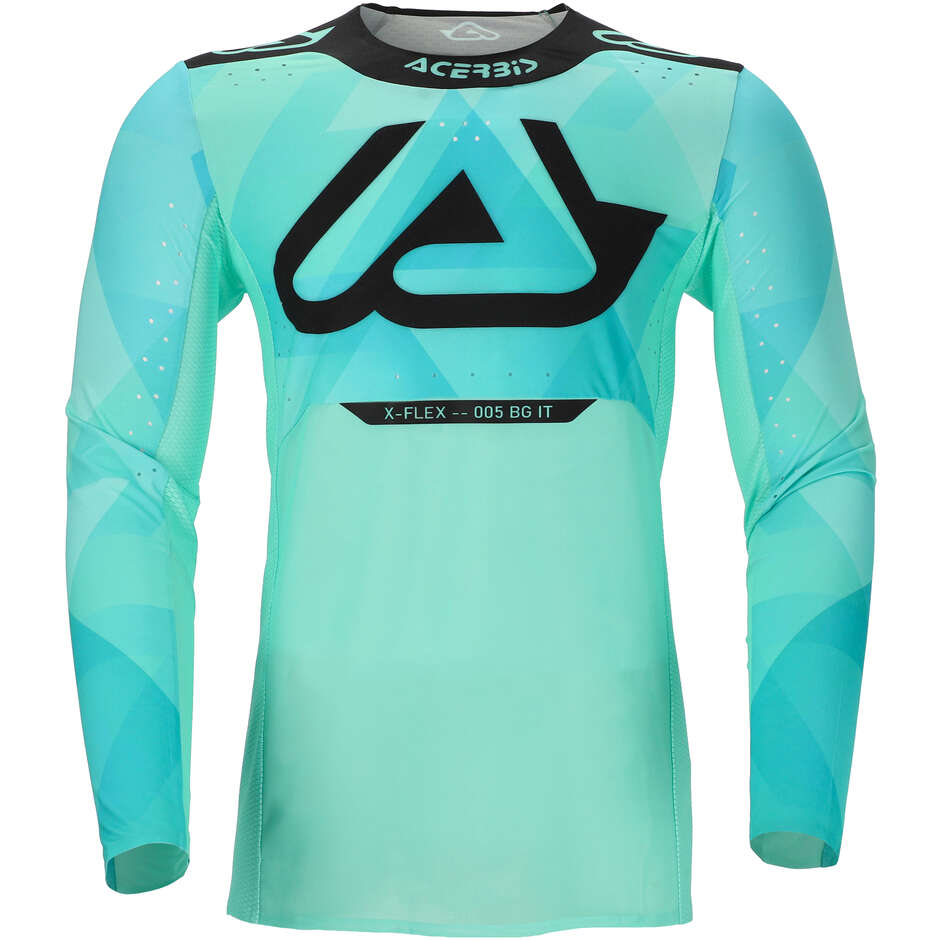 Maglia Motocross Enduro ACERBIS X-FLEX BLIZZARD 2.0 Turquoise