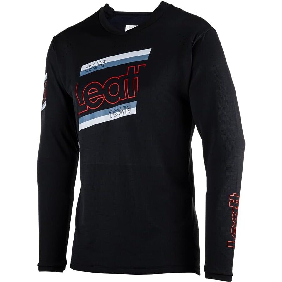 Maglia Mtb Leatt MTB ENDURO 4.0 Nero