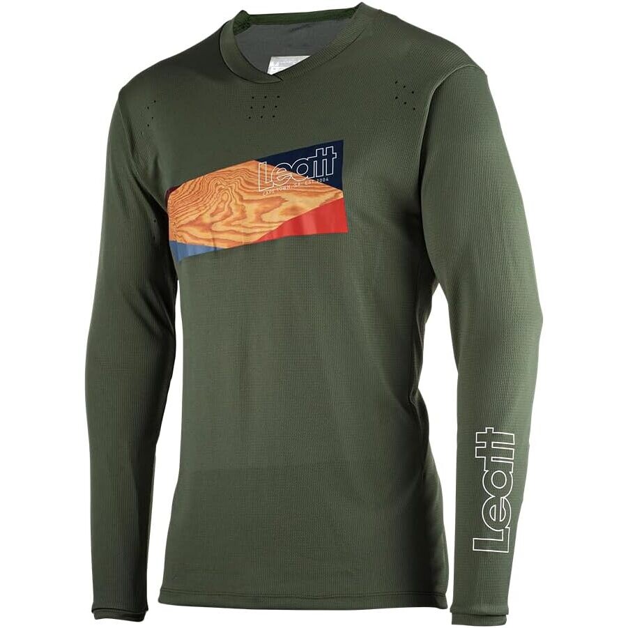 Maglia Mtb Leatt MTB ENDURO 4.0 Verde