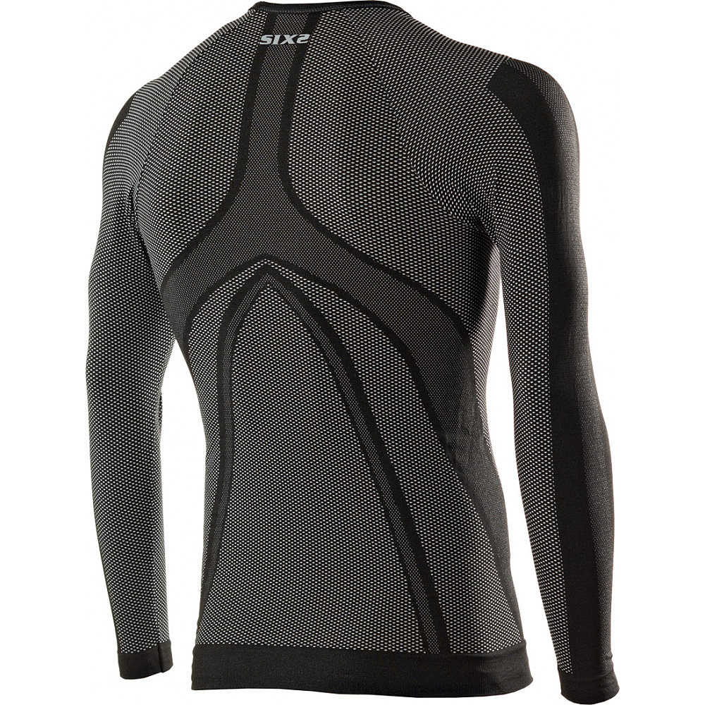 Maglia Tecnica Uomo Collo Alto A Compressione – Manica Lunga Traspirante Per Sci, Trekking, Running E Ciclismo