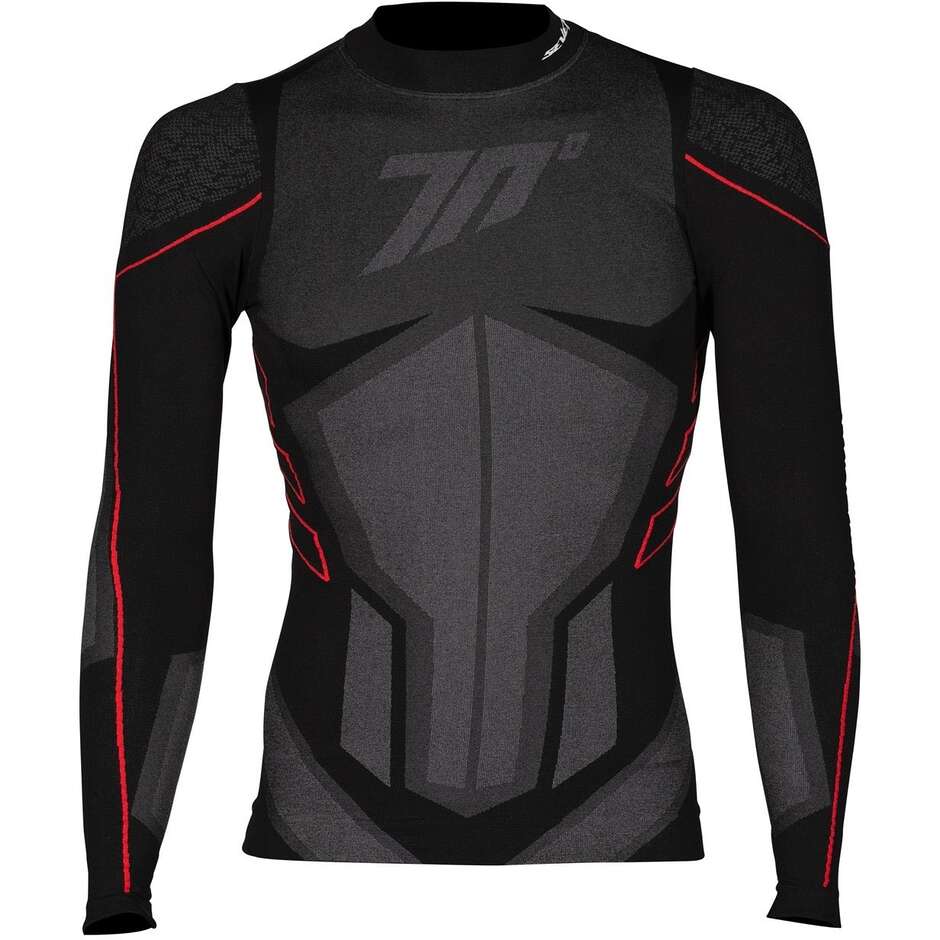 Maglia Termica Moto SD-CT1 THERMAL LS SHIRT Nero Grigio