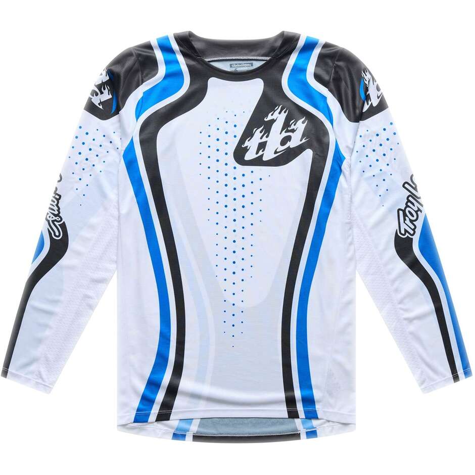 Maglia Troy Lee Designs Gp Pro Roller Bianco / Blu