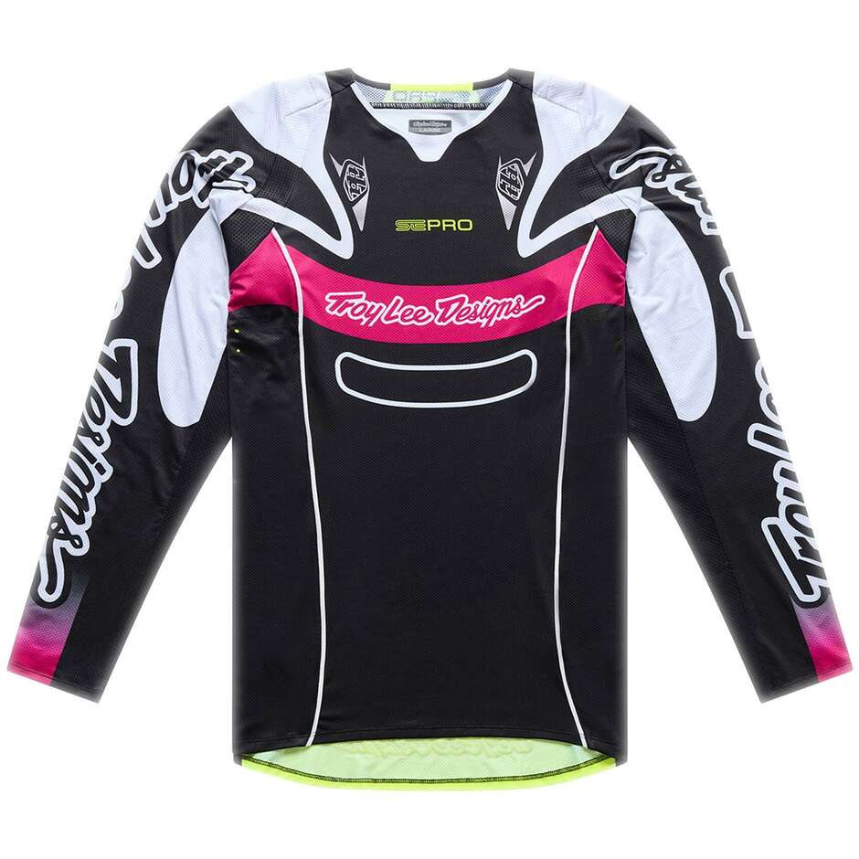 Maglia Troy Lee Designs Se Pro Salvo Nero / Bianco