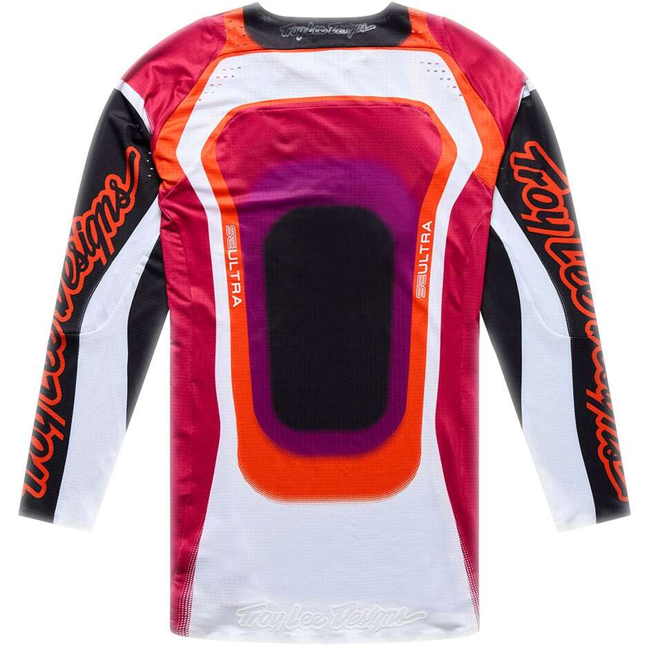 Maglia Troy Lee Designs Se Ultra Vision Nero / Fuchsia