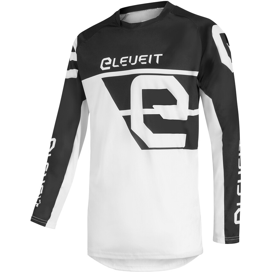 Maglie Moto Cross Enduro Eleveit X-LEGEND JERSEY 23 Nero Bianco
