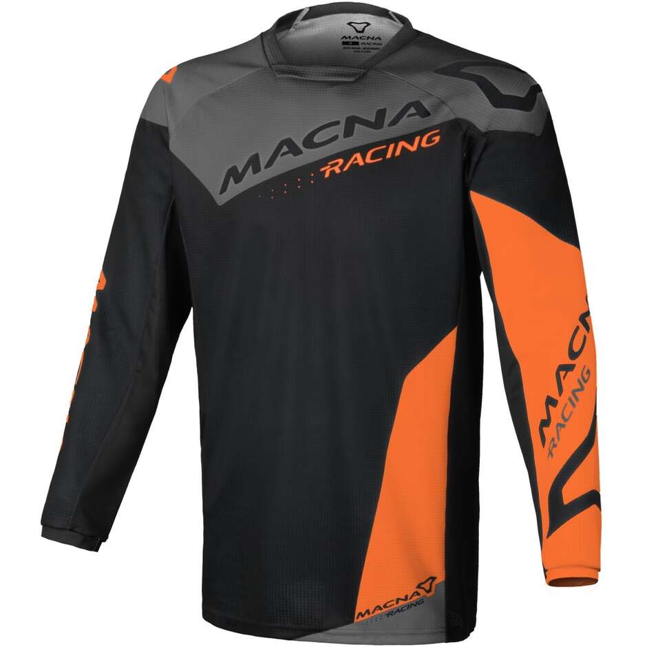 Maglie Motocross Macna Backyard-1 Nero Grigio Arancio