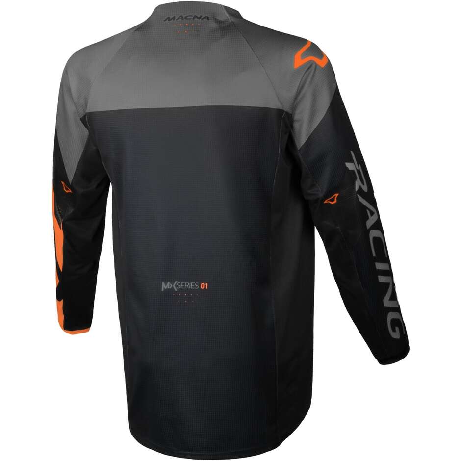 Maglie Motocross Macna Backyard-1 Nero Grigio Arancio