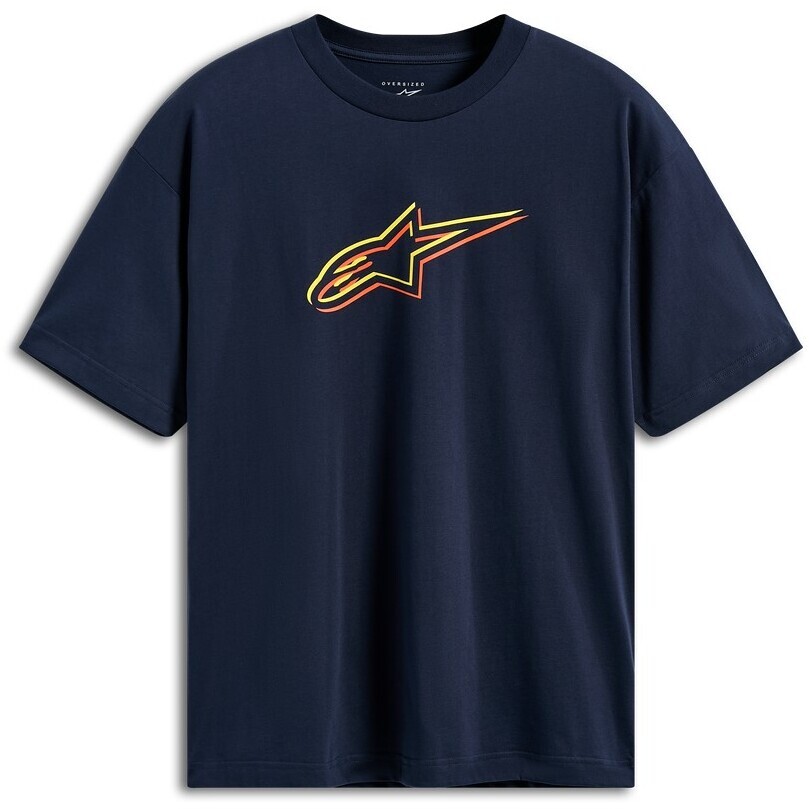 Maillot Alpinestars ALTER OVERSIZED SS CSF bleu marine